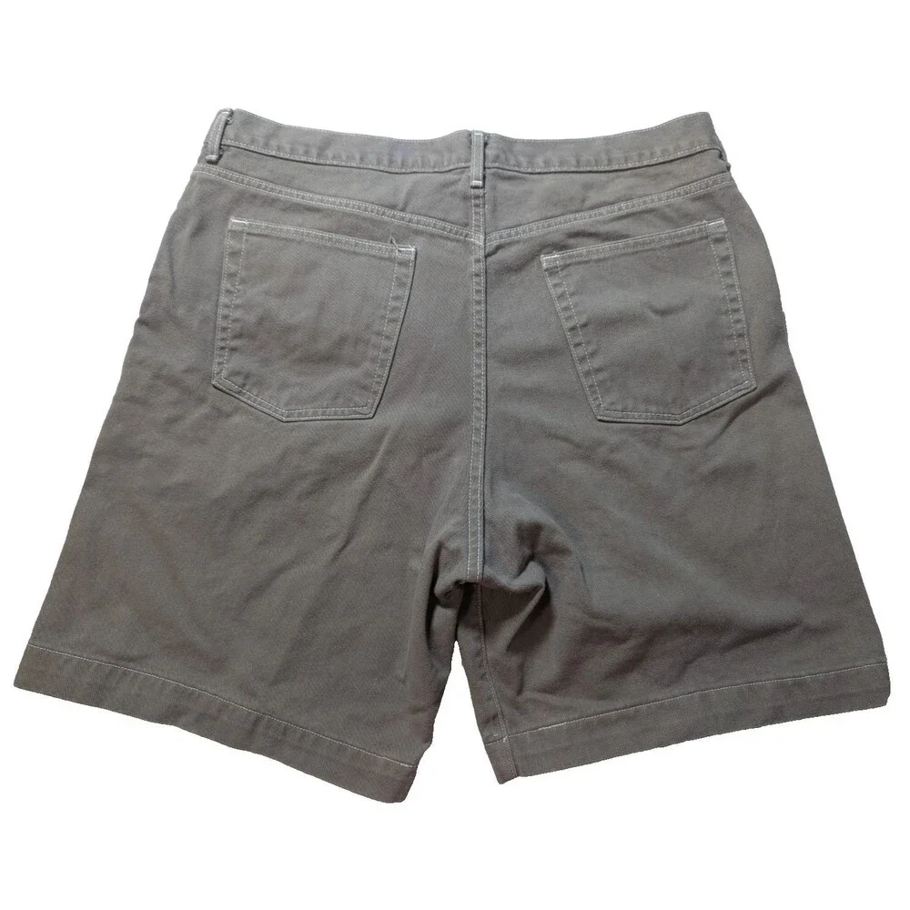 VTG 80s Banana Republic Safari Denim Shorts Mens 38 Button Fly Made in USA Jorts